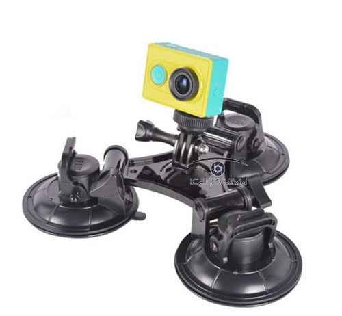 Đế hút chân không 3 chân cỡ lớn gắn Camera hành trình Gopro Hero, máy ảnh CK3-L
