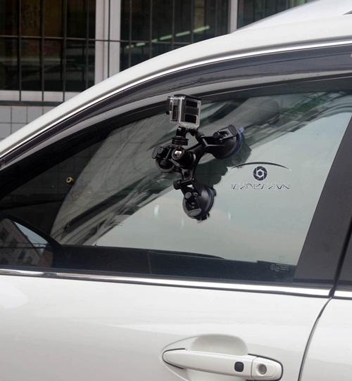 Đế hút chân không 3 chân cỡ lớn gắn Camera hành trình Gopro Hero, máy ảnh CK3-L