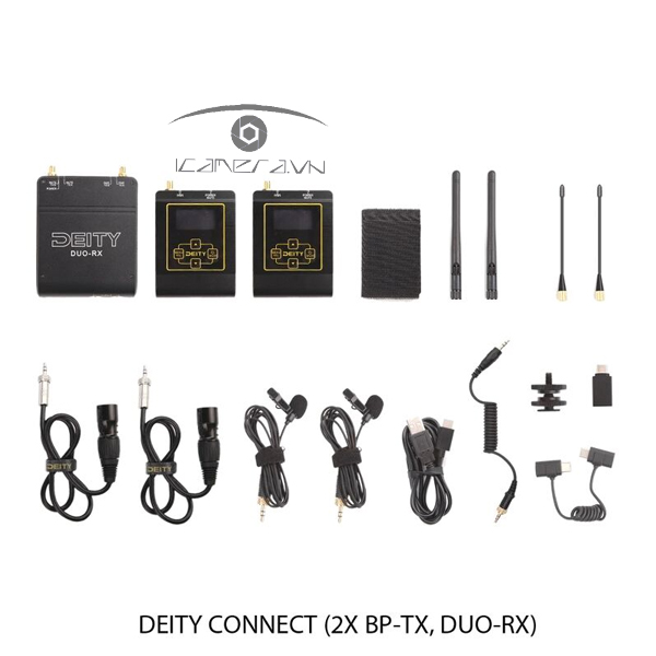 Bộ thiết bị thu âm không dây Deity Dual-Channel, Lavalier Microphones