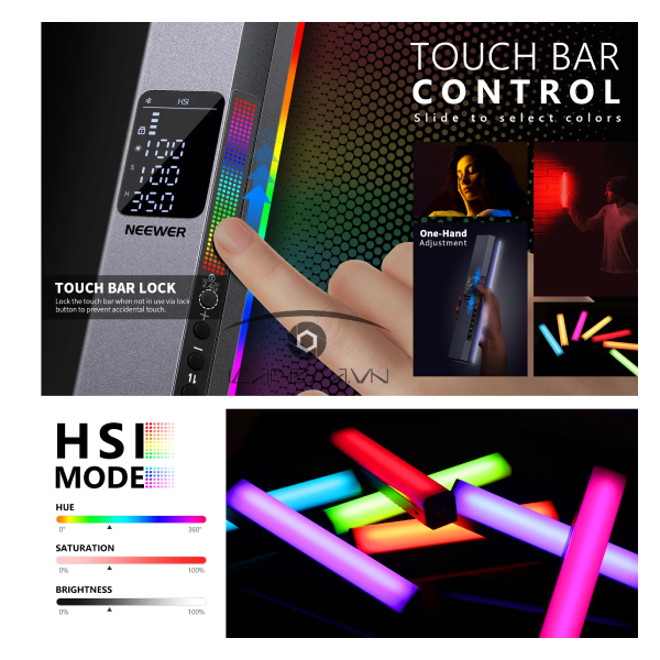 Đèn Tube Vuông Neewer RGB1
