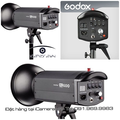 Đèn Flash Godox cho studio đèn nháy chụp ảnh TC600
