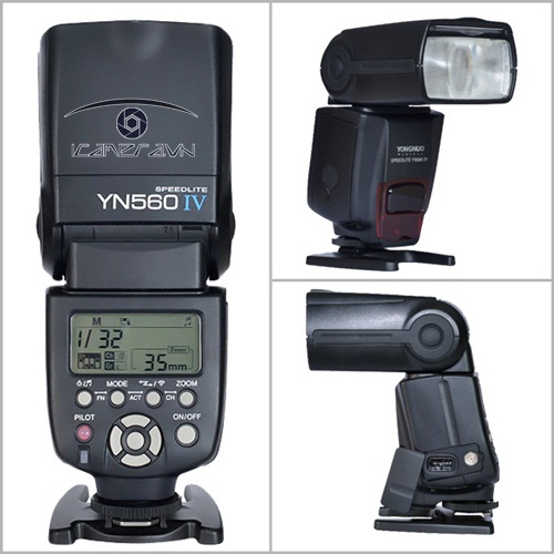 Đèn Flash Speedlite Yongnuo YN560 IV cho máy ảnh DSLR Canon, Nikon