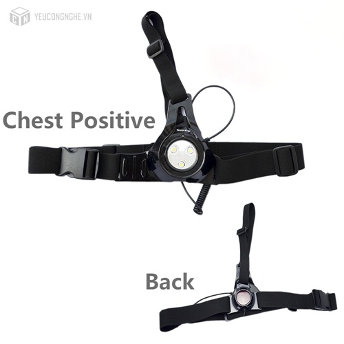 Đèn gắn gopro chạy chụp ảnh thể thao suptig