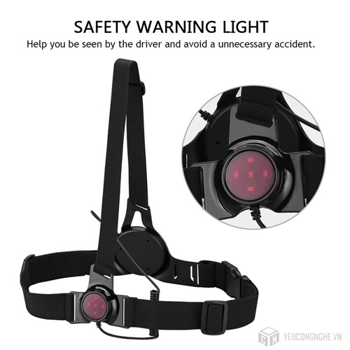 Đèn gắn gopro chạy chụp ảnh thể thao suptig