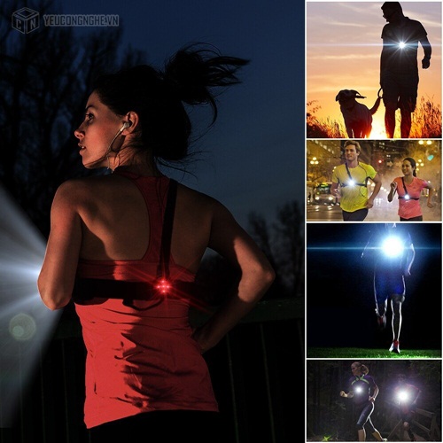 Đèn gắn gopro chạy chụp ảnh thể thao suptig