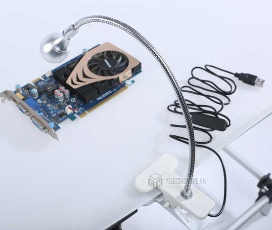 Đèn led cắm usb dạng kẹp uốn mini