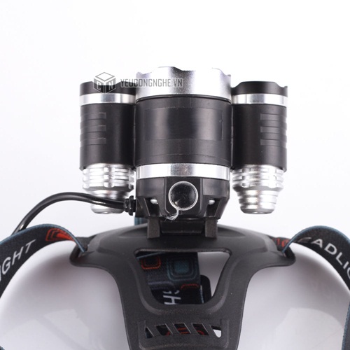 Đèn led đeo đầu 3 đèn high power headlamp XPE-T6