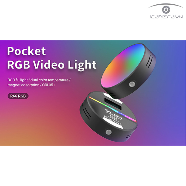 Đèn LED đổi màu RGB – ULANZI R66 RGB Video Light