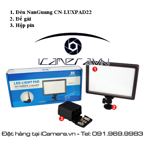Đèn Led quay phim chụp ảnh NanGuang CN-LUXPAD22