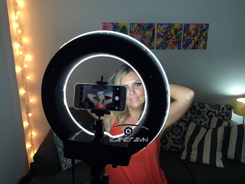 Đèn LED Ring 12 inch thiết bị chụp ảnh, quay phim studio