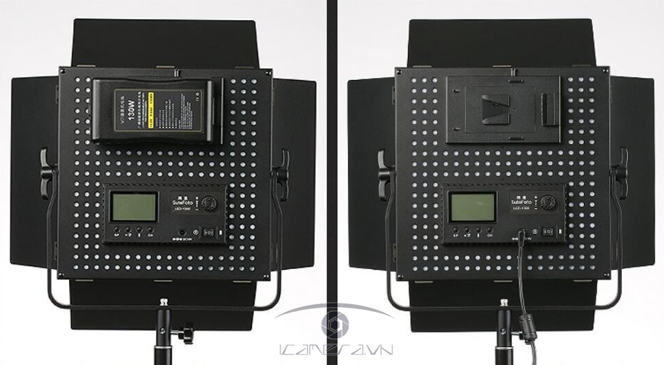 Đèn led studio 1300 bóng Sutefoto 1300A Pro sáng liên tục sử dụng trong trường quay