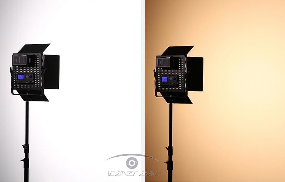 Đèn led studio 1300 bóng Sutefoto 1300A Pro sáng liên tục sử dụng trong trường quay