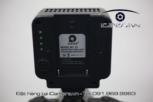 Đèn Led studio tản sáng filter lật cánh 4 bóng T4 giá rẻ Zifon