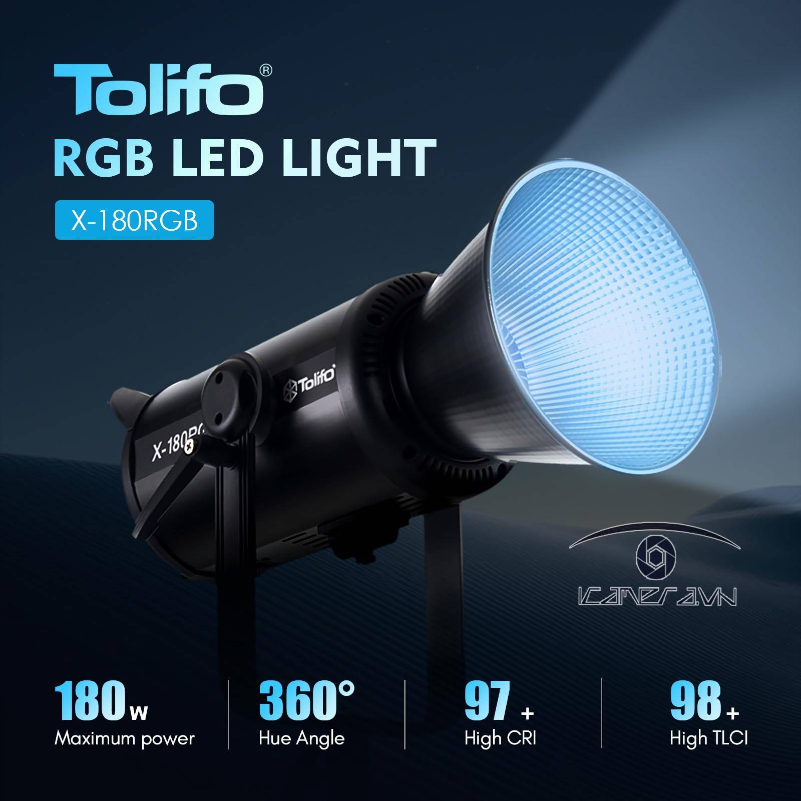 Đèn Led Tolifo X-180RGB 180W