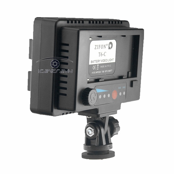 Đèn LED videolight gắn máy ảnh máy quay Zifon T6-C