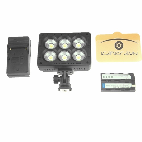 Đèn LED videolight gắn máy ảnh máy quay Zifon T6-C