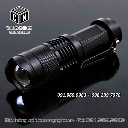 Đèn pin mini siêu sáng pin trì giá rẻ Ultrafire 810