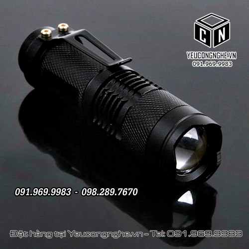 Đèn pin mini siêu sáng pin trì giá rẻ Ultrafire 810