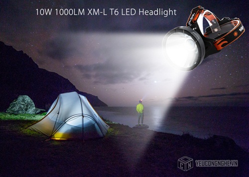Đèn pin đội đầu led siêu sáng cỡ lớn SF-K15
