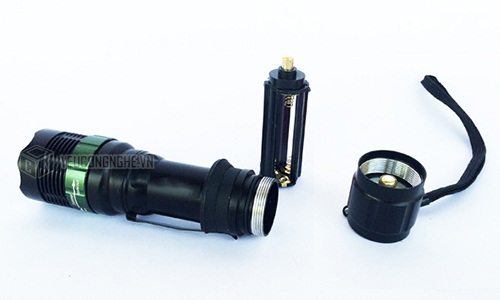 Đèn pin led chiếu xa zoom chỉnh độ sáng Brillante torcia led WY1098