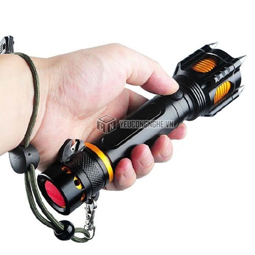 Đèn pin led kèm phá kính, cắt dây thoát hiểm Power Style WY1446