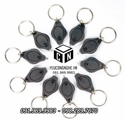 Đèn pin siêu nhỏ LED móc khóa cầm tay bỏ túi