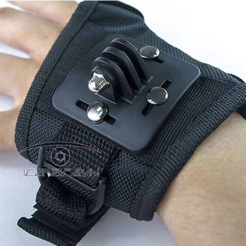 Phụ kiện hỗ trợ gài GoPro Hero đeo tay Glove-style Wrist Band Mount Strap