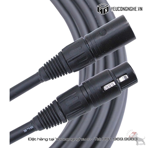 Dây micro XLR male to female 25ft Mogami đầu giắc Canon đực ra cái