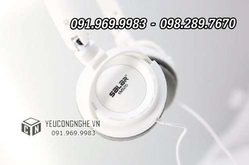 Tai nghe nhạc hay, bass mạnh, giá rẻ stereo headset Salar EM520