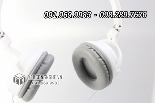 Tai nghe nhạc hay, bass mạnh, giá rẻ stereo headset Salar EM520