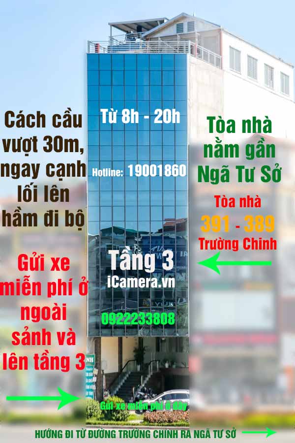 Địa điểm bán hàng của shop công nghệ icamera.vn