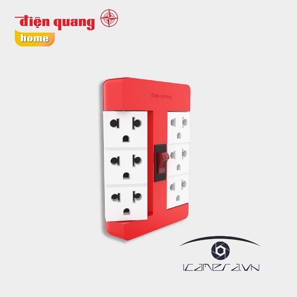 Ổ cắm Xoay 90° Điện Quang ĐQ ESK RT 63 (6 lỗ 3 chấu )