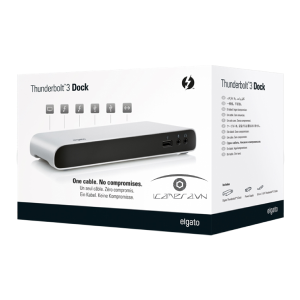 Bộ chia Elgato Thunderbolt 3 Dock