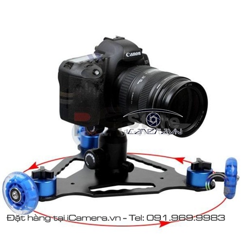 Dolly table 3 bánh cho máy ảnh để bàn, trượt sàn