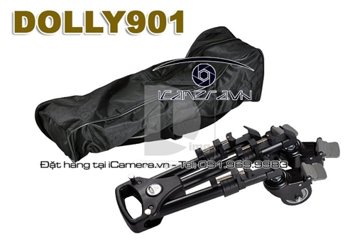 Foldable Tripod Stand Floor Dolly Wheels Bánh xe trượt sàn Yunteng 901