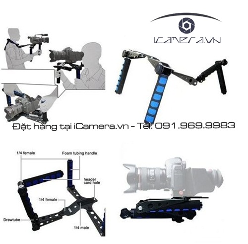 DSLR Rig Shoulder mount Đỡ vai hỗ trợ quay phim RL-01