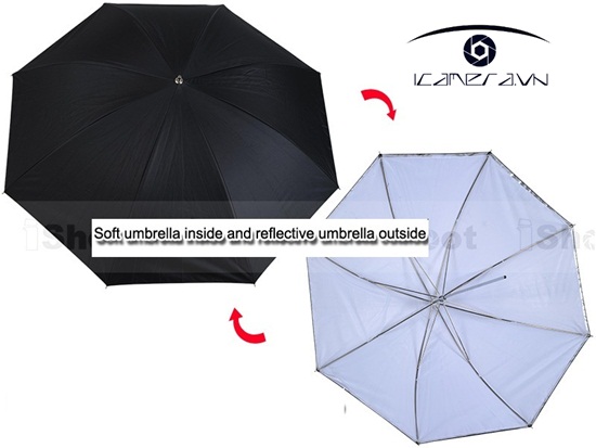Dù tản sáng 2 lớp đường kính 100cm phụ kiện set up studio quay chụp