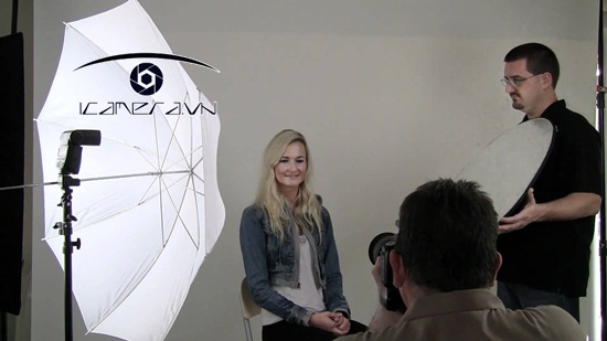 Dù tản sáng 2 lớp đường kính 100cm phụ kiện set up studio quay chụp