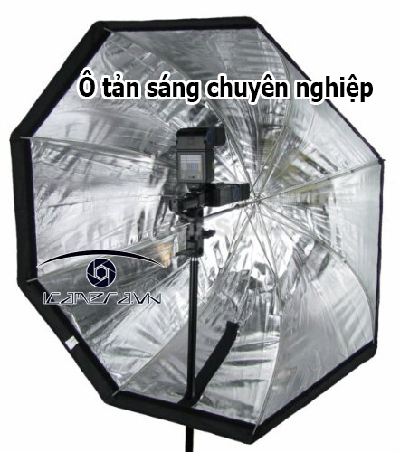Dù tản sáng hình bát giác đường kính 80cm chuyên nghiệp cho studio