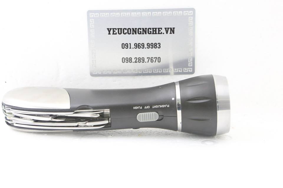 Dụng cụ cứu nạn kèm phá kính 8 chức năng