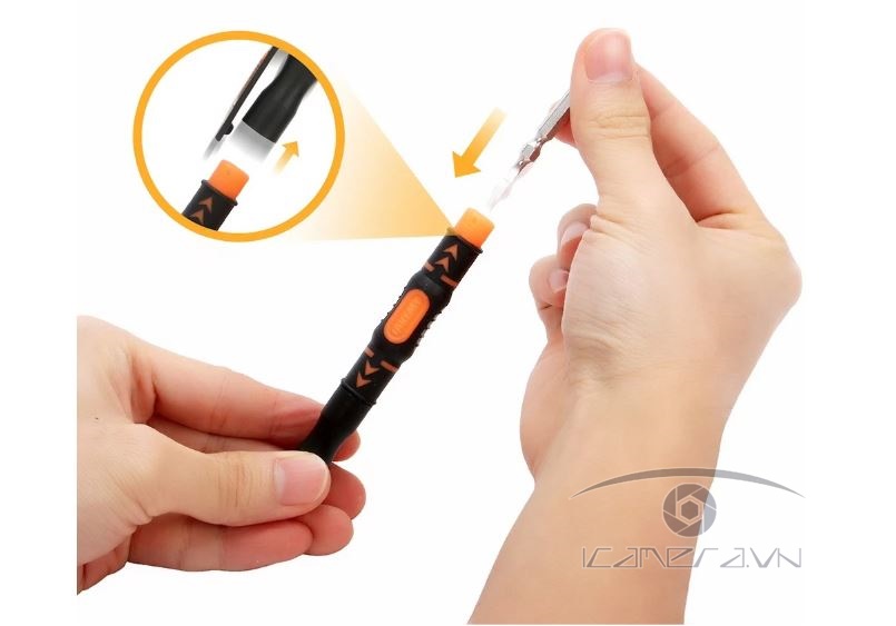 Dụng cụ vặn vít đa năng 2 đầu linh hoạt JAKEMY JM-8155