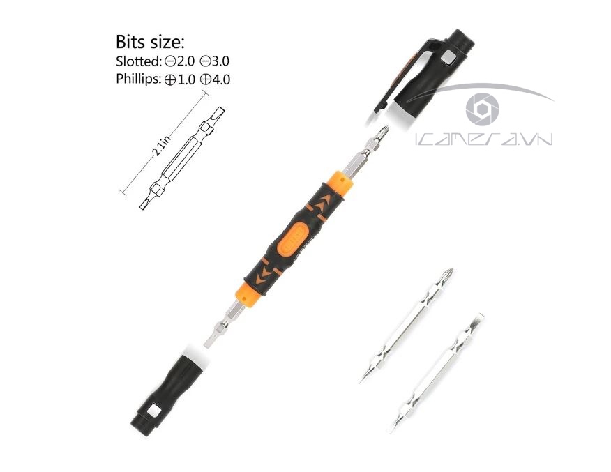 Dụng cụ vặn vít đa năng 2 đầu linh hoạt JAKEMY JM-8155