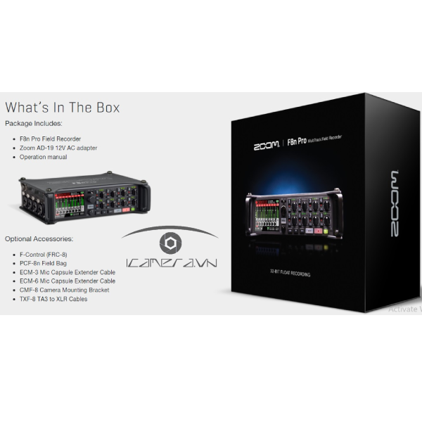 Giao diện âm thanh Zoom F8n Pro