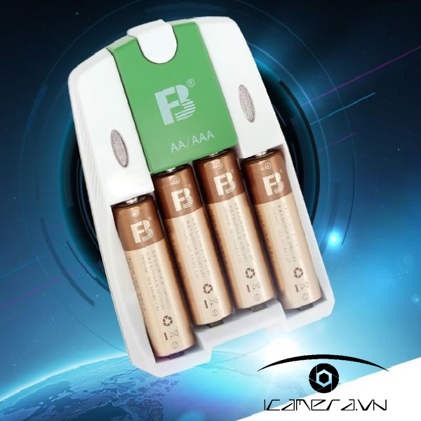 Bộ sạc pin FB-18 kèm 4 viên pin AA dung lượng 2000mAh