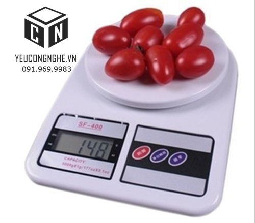 Cân điện tử mini để bàn giá rẻ dùng trong nhà bếp SF400