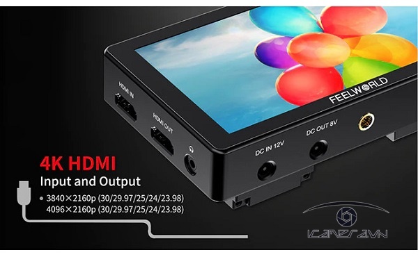 Màn hình Liliput cảm ứng 3D LUT T5 5" Touch on-camera HDMI