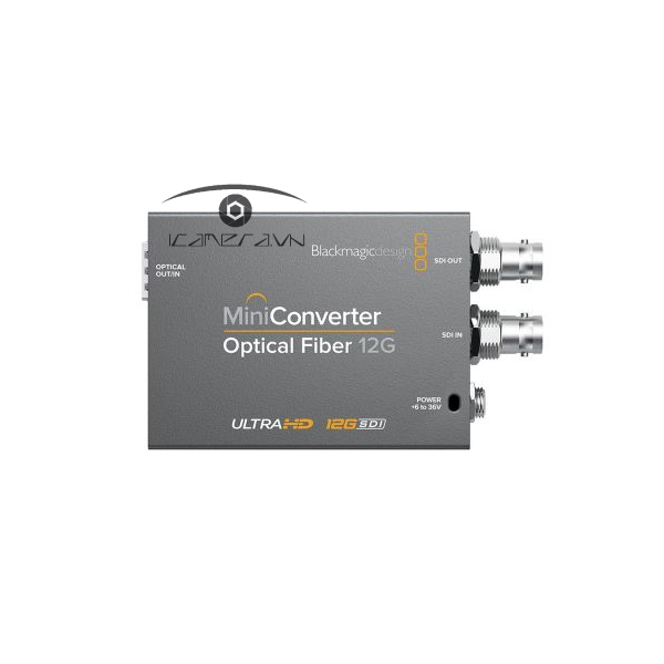 BlackMagic Mini Converter Optical Fiber 12G