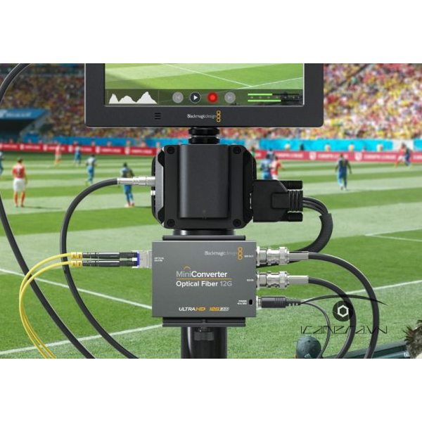 BlackMagic Mini Converter Optical Fiber 12G