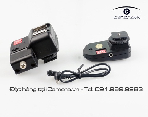 Flash trigger Thiết bị điều khiển đèn đồng bộ FM Radio Trigger PT-04 GY