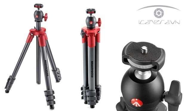 Chân máy ảnh Manfrotto Compact Light Aluminum chính hãng